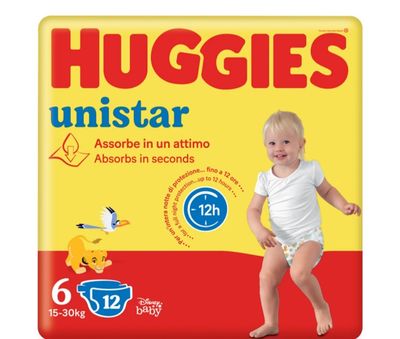 HUGGIES UNISTAR pannolini misura 6