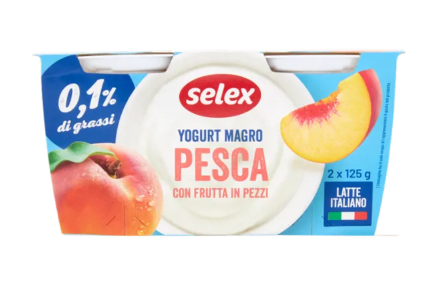 Yogurt Magro Pesca 2x125 g