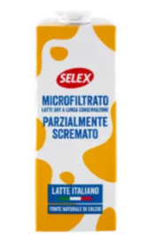 Latte Uht Microfiltrato Parzialmente Scremato 1L