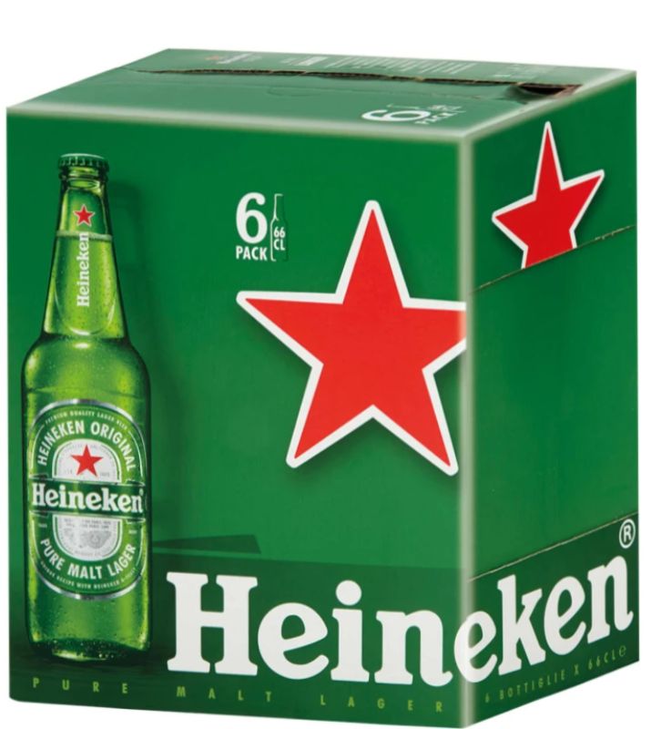 HEINEKEN birra 66 cl x 6