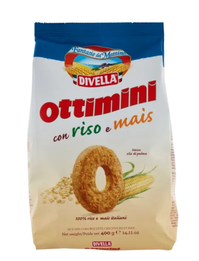 Divella Fantasie del Mattino Ottimini con riso e mais 400 g