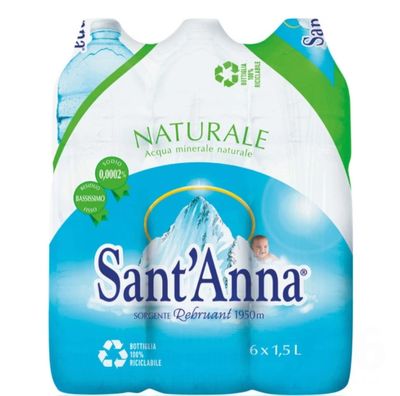 SANT’ANNA acqua minerale naturale 1,5 lt x 6 bottiglie