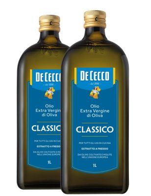 DE CECCO olio extra vergine di oliva 1 lt -2 pz