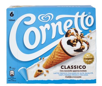ALGIDA cornetto Classico 6 Pz  450 g