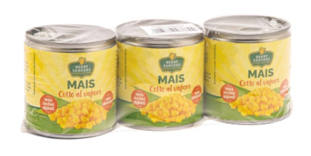BERRY SANDERS MAIS Cotto a vapore g 140x3 420 g