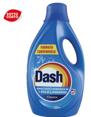 DASH detersivo liquido classico 60 lavaggi * acquistabili 3 pz