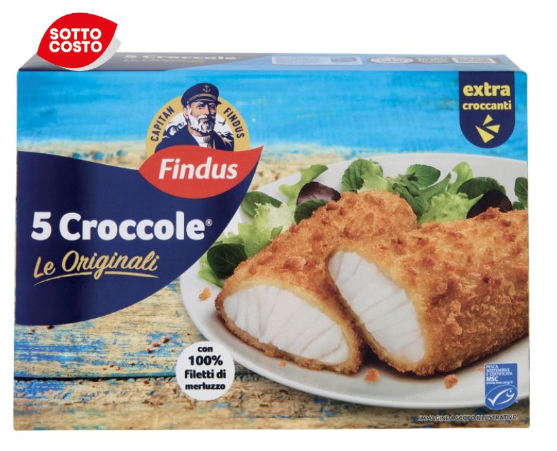 FINDUS 5 croccole 540 g *acquistabili 5 pz