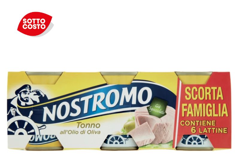 NOSTROMO tonno all’olio di oliva 6 x 60 g * acquistabili 3 pz
