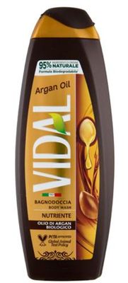 VIDAL Argan Oil Bagnodoccia Nutriente Olio di Argan Biologico 500 ml