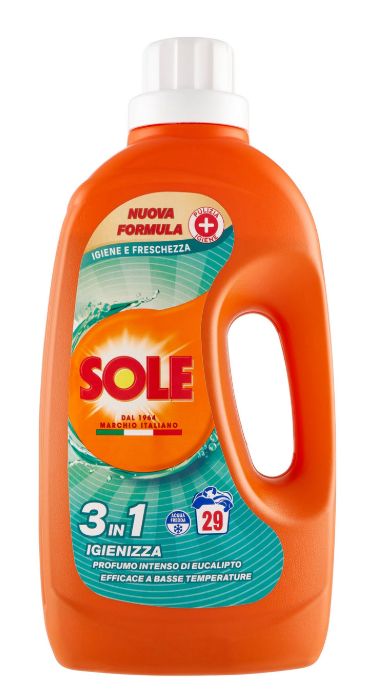 SOLE Detersivo lavatrice Igiene e Freschezza 29 lavaggi 1,305 L