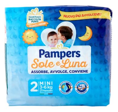 Pampers Sole e Luna 2 Mini 21 pz