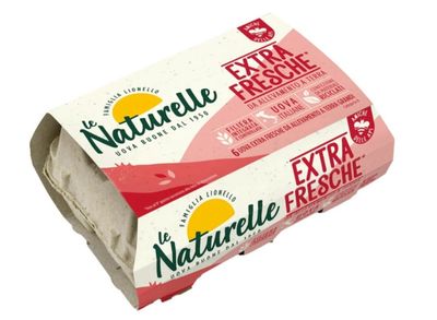 LE NATURELLE  6 uova fresche da allevamento a terra
