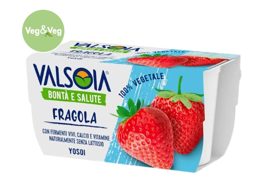 VALSOIA  yogurt fragola 125g x 2