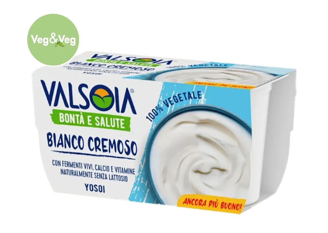 VALSOIA  yogurt bianco 125g x 2