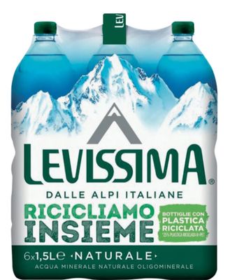 LEVISSIMA acqua minerale naturale 1,5 lt x 6 bottiglie