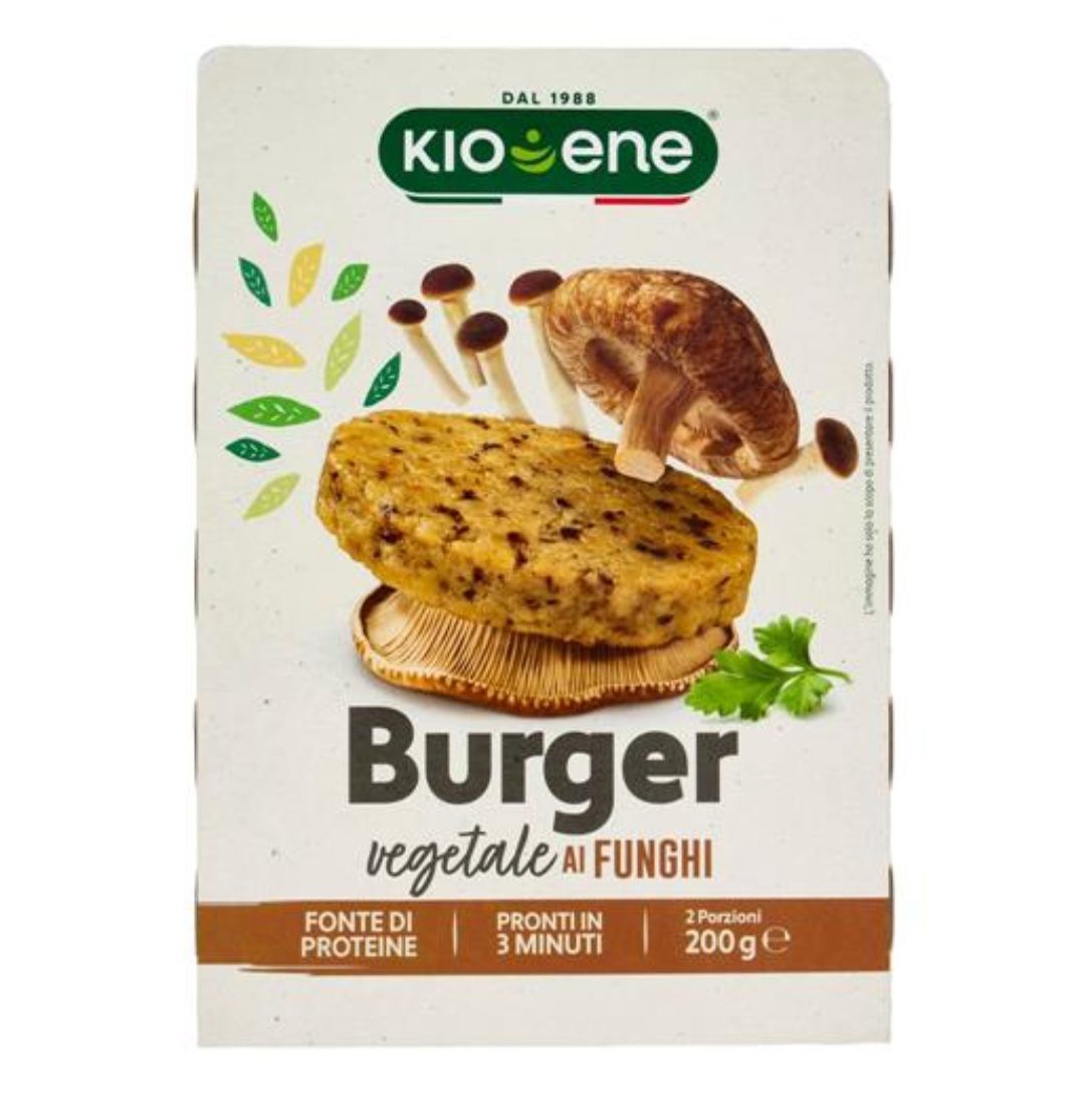 Kioene Burger vegetale ai funghi 200 g