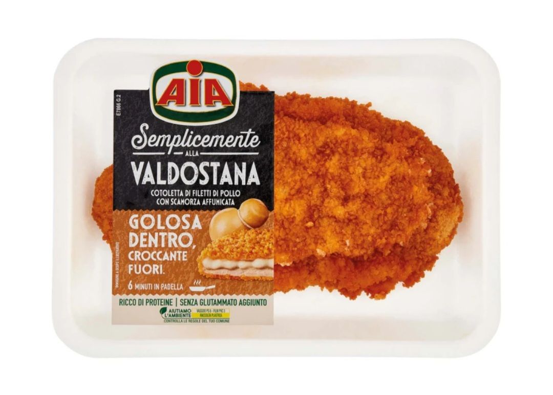 AIA  Cotoletta valdostana con scamorza 280g