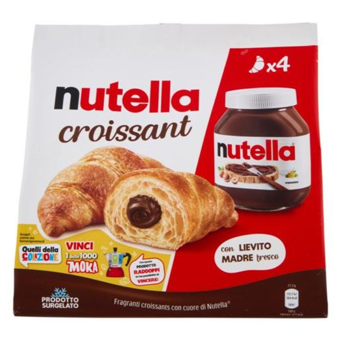 Nutella croissant 4 pezzi 340 g
