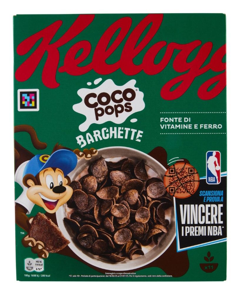 KELLOGG’S Coco pops Barchette 330 g