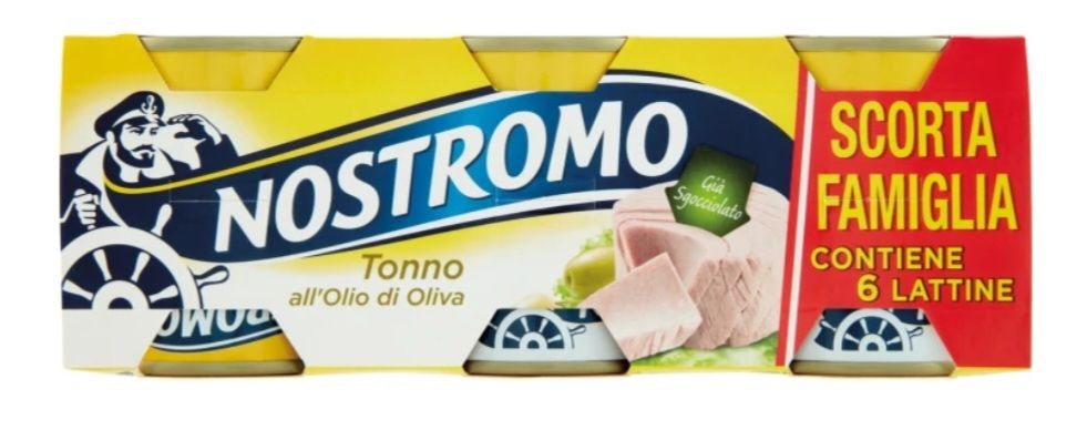 🧡 NOSTROMO tonno all’olio di oliva 6 x 60 g 