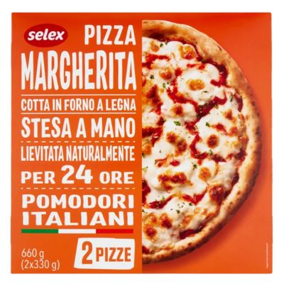 Selex Pizza Margherita Surgelata 2x330g