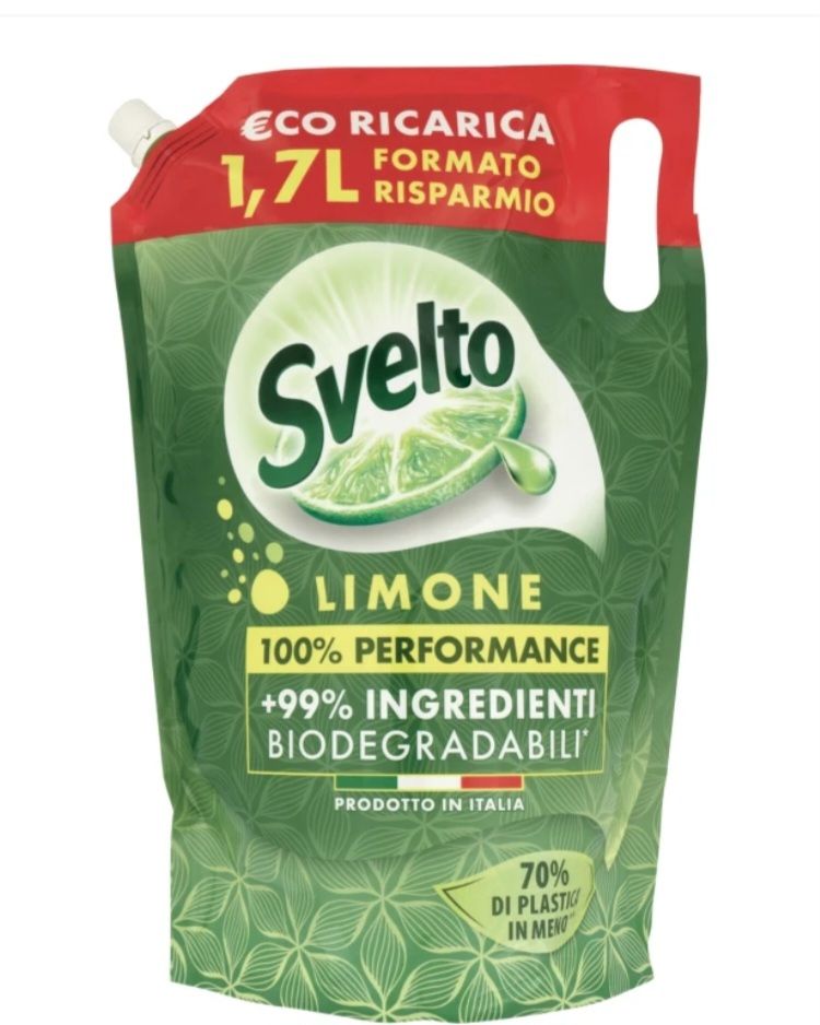 🧡 SVELTO  detergente piatti limone 1,7 lt  *acquistabili max 3 pz 