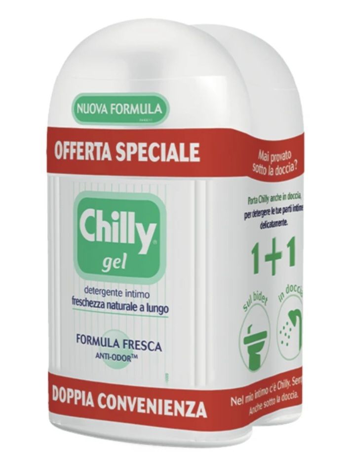🧡 CHILLY  detergente intimo 200 ml x 2  