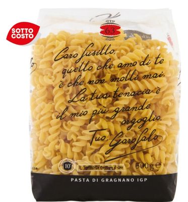 🧡 GAROFALO Fusilli 63 Pasta di Gragnano IGP 500g