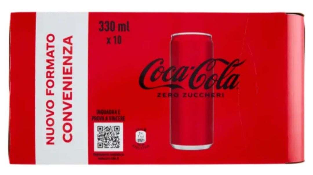 🧡 COCA COLA  zero 33 cl x 10