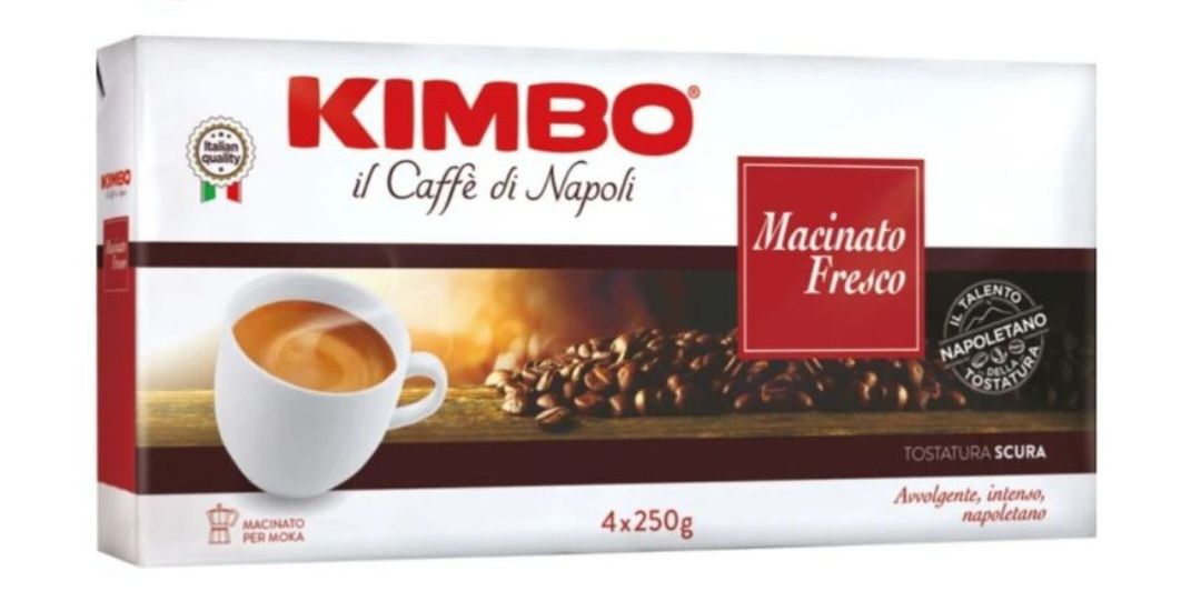 🧡 Kimbo Macinato Fresco 4 x 250g *Acqistabili Max 5 Pz