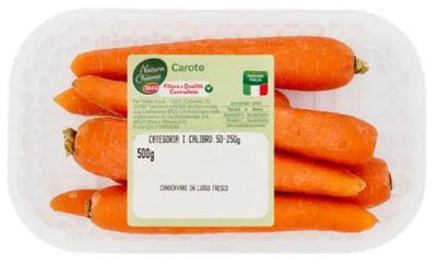 🧡 CAROTE  in confezione 500g