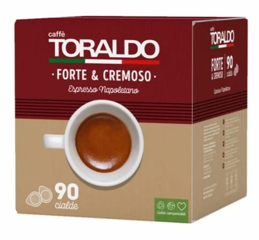 🧡 TORALDO  caffè espresso napoletano forte e cremoso - 90 cialde