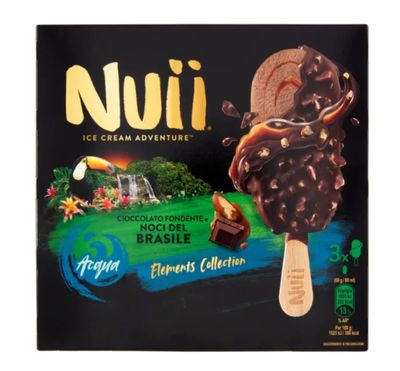 🧡 NUII Cioccolato Fondente e Noci del Brasile 3x69g