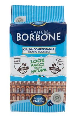 🧡 Caffè Borbone Miscela Nobile Cialda Compostabile 15 X 7,2 g 15 pz