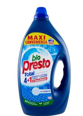 🧡 BIO PRESTO Liquido Classico 50 Lavaggi 2.250 ml