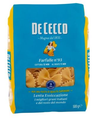 🧡 DE CECCO Farfalle N°93 500g