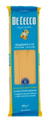 🧡 DE CECCO Spaghetti n°12 500g