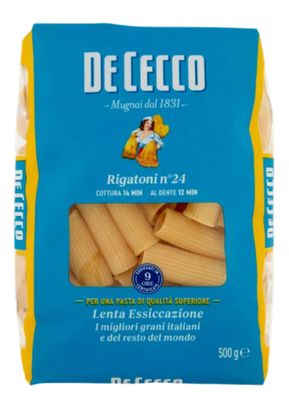 🧡 DE CECCO Rigatoni n°24 500g
