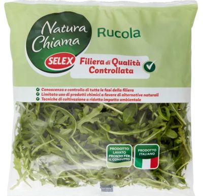 🧡 Rucola Lavata e Pronta per il Consumo 80g