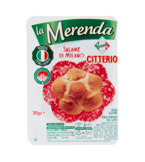 🧡 CITTERIO la Merenda Salame di Milano 30g