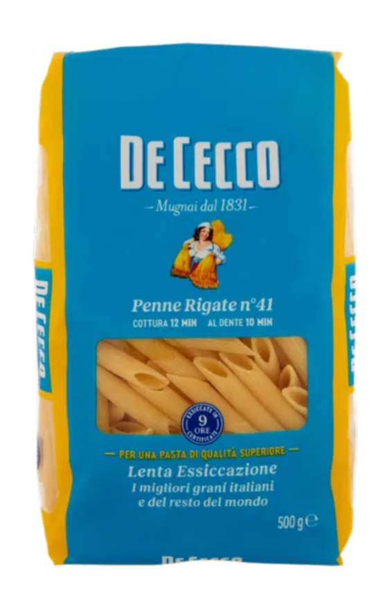 🧡 DE CECCO Penne Rigate n°41 500g