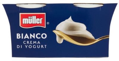 🧡 MULLER Bianco Crema di Yogurt 2 x 125g