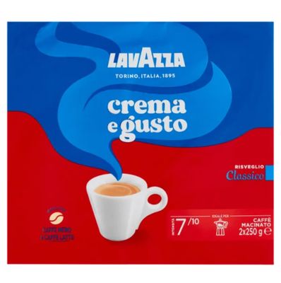 🧡 Lavazza crema e gusto Classico Caffè Macinato 2 x 250 g