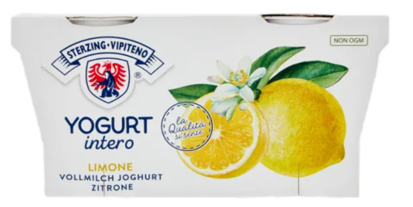 🧡 Sterzing Vipiteno Yogurt intero Limone 2 x 125g
