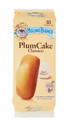 🧡 Plumcake Classico Merenda Con Yogurt Italiano 10 Pezzi 330g
