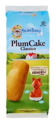 🧡 Plumcake Classico Merenda Con Yogurt Italiano 10 Pezzi 330g