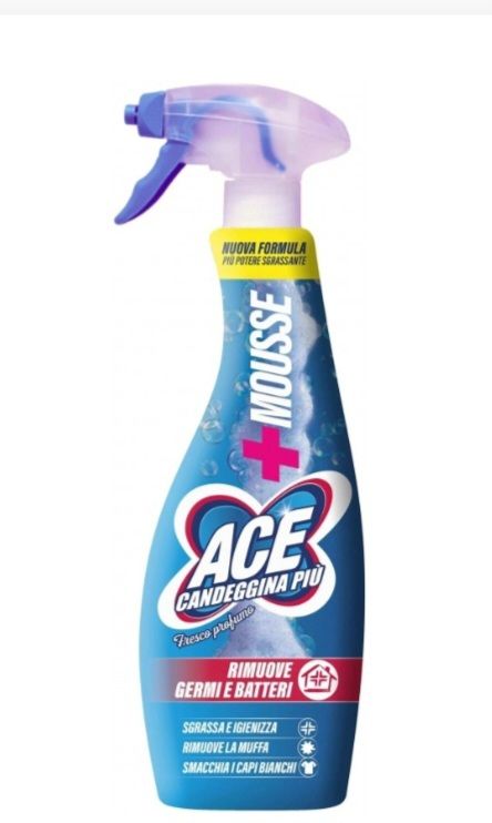 🧡 Ace Candeggina Più +Mousse Fresco Profumo 700 Ml