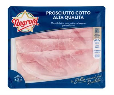 🧡 Negroni Cotto Stella Prosciutto Cotto Alta Qualità 110g