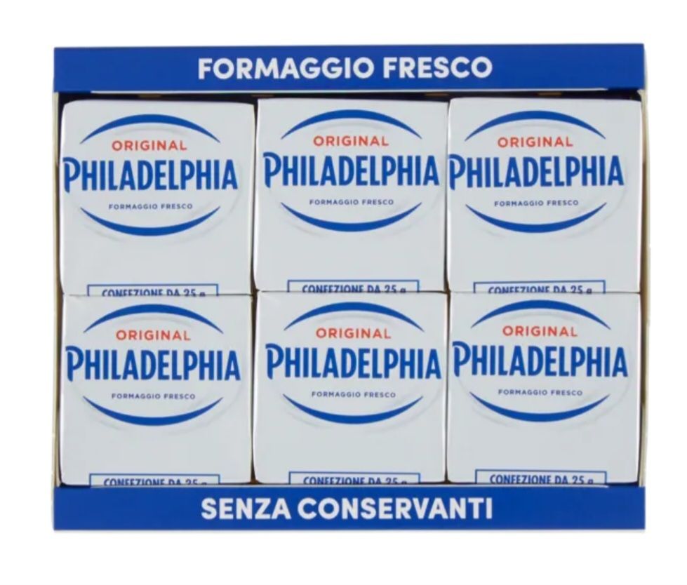 🧡 PHILADELPHIA  formaggio fresco classico 25g x 6