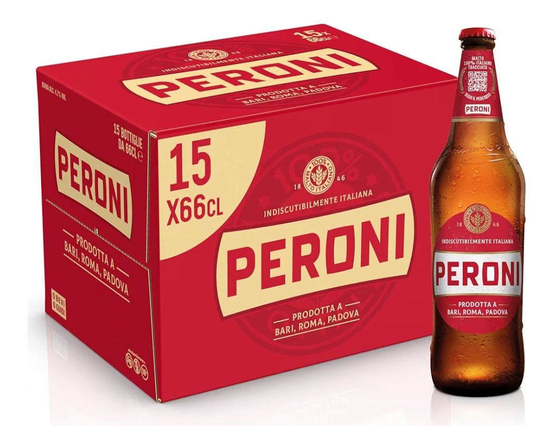 🧡 PERONI Birra 15 X 66cl 